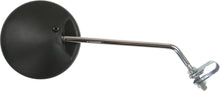 Round Clamp On Mirror Black 10"