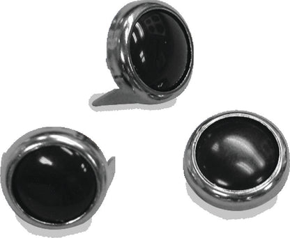 Mustang Studs 12.5mm (Bag of 10) - Black