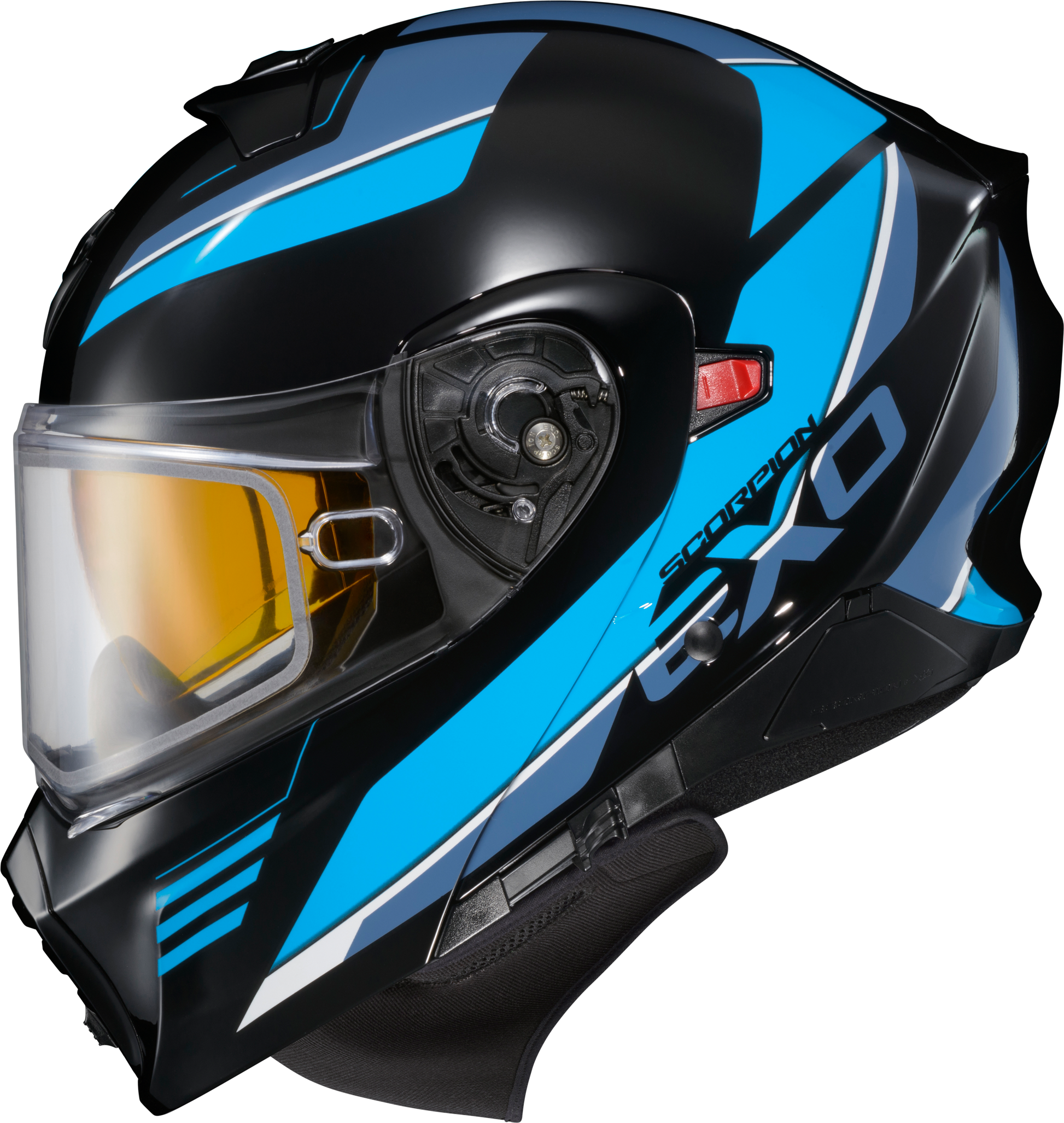 Exo Gt930 Cold Weather Helmet Modulus Blk/Blu Xl (Electric)