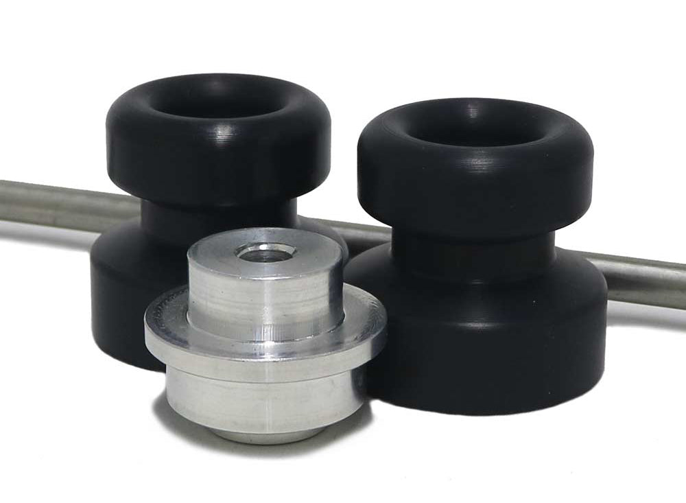 Front Axle Sliders Black