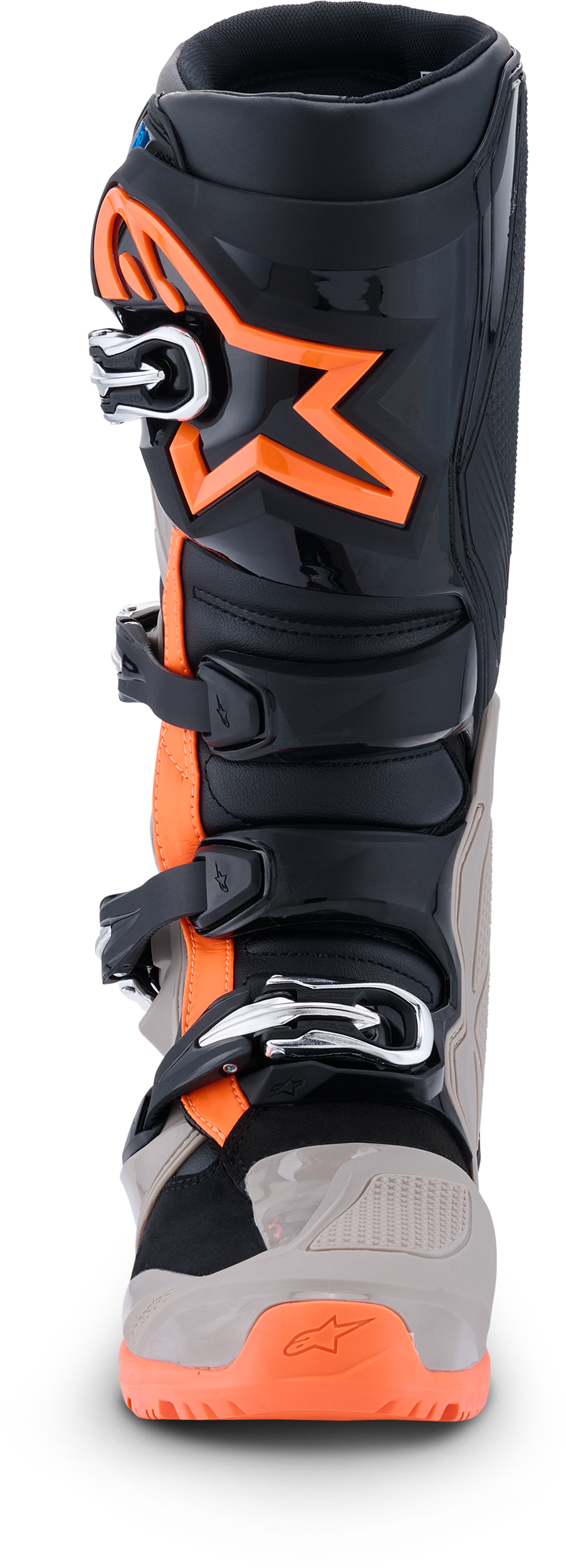 Tech 7 Enduro Blk/Warm Gry/Orange Fluo 9