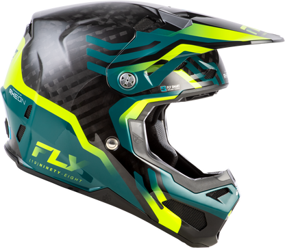 Yth Formula S Carbon Byte Hlmt Black Carbon/Teal/Lime Yl