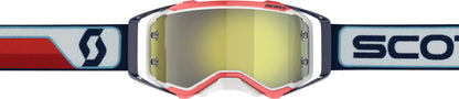 Prospect Goggle Red/White Yellow Chrome Works