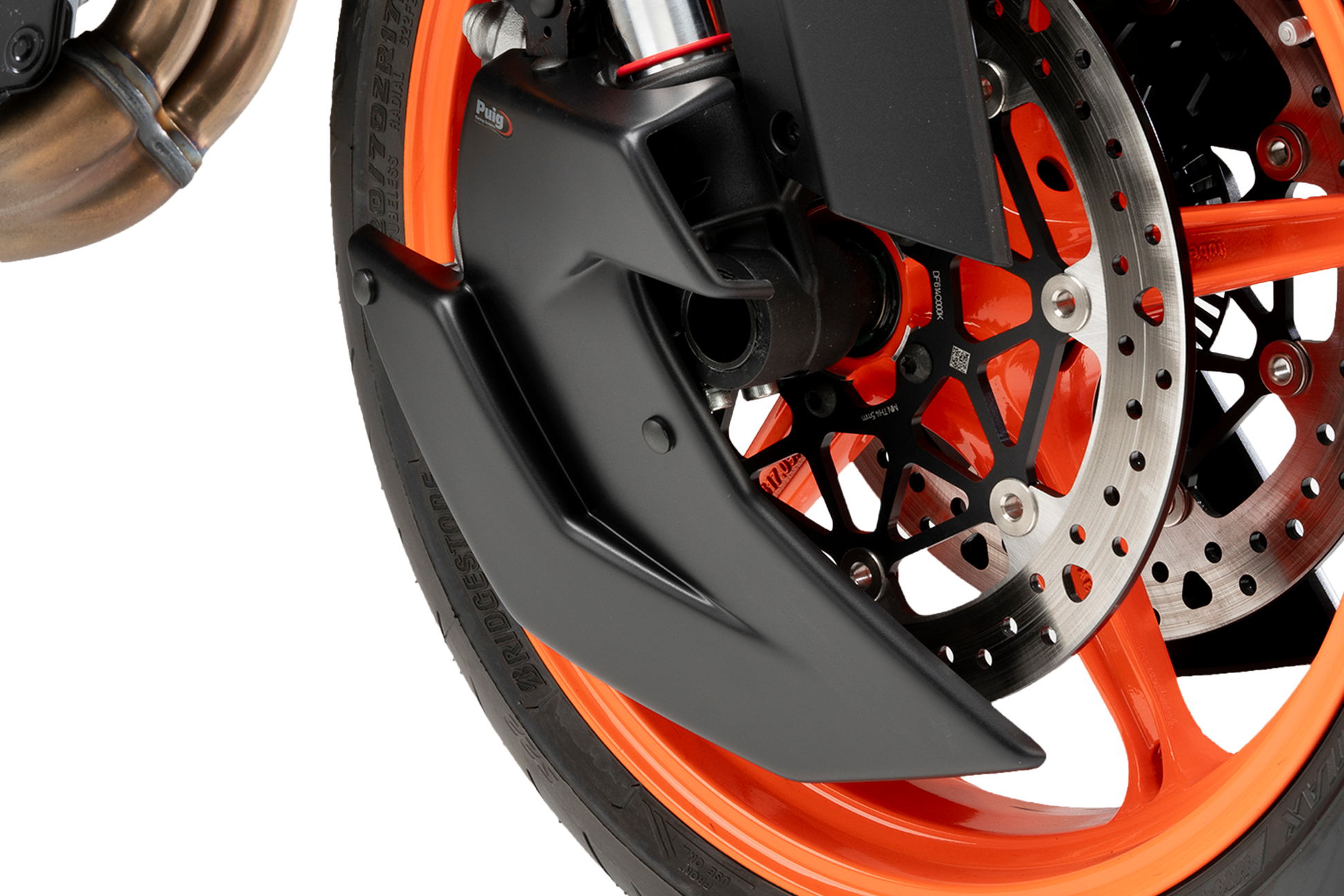 Brake Cooler Matte Black Ktm