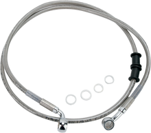 DRAG SPECIALTIES Brake Line - Front (Upper) - Stainless Steel 680210