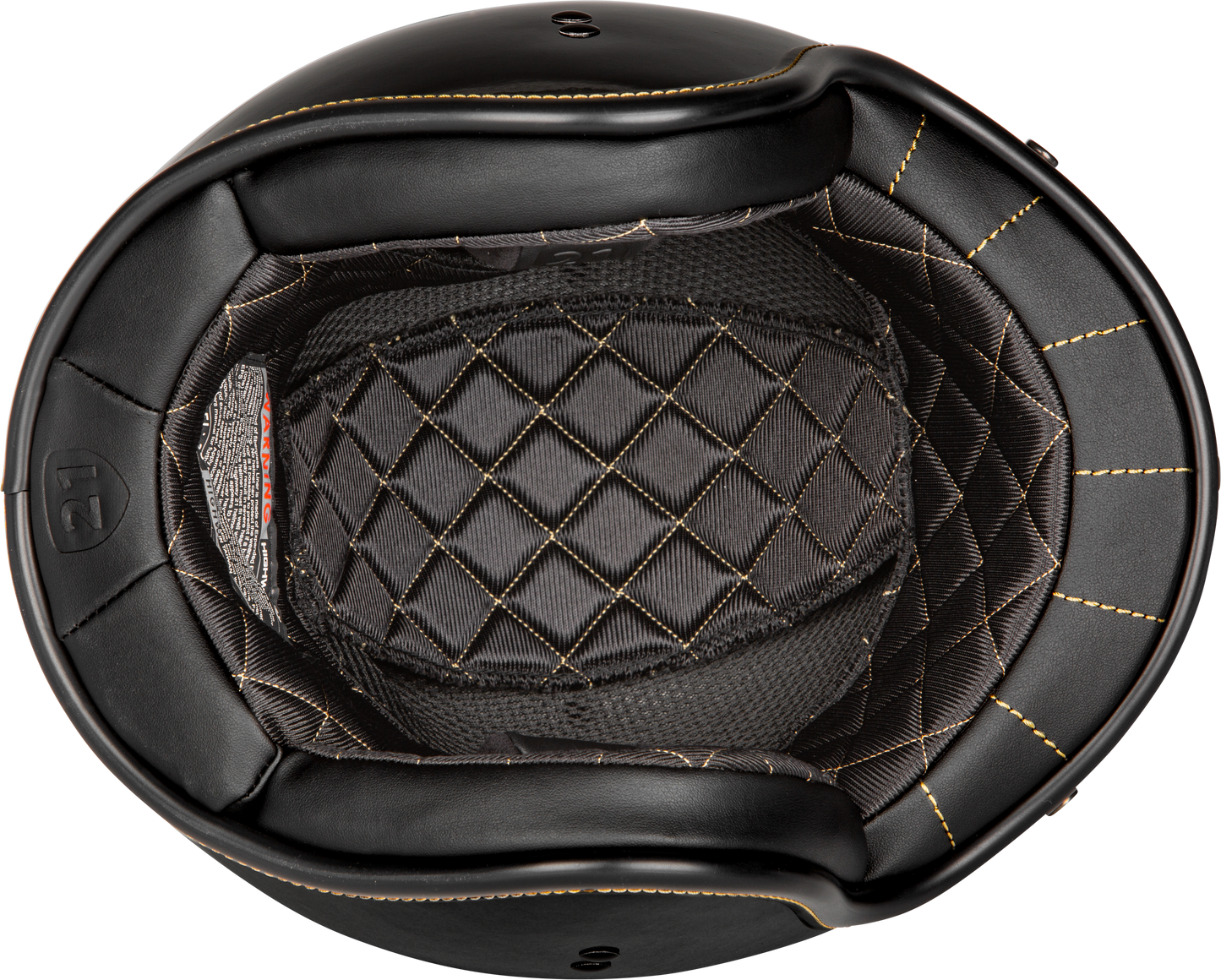 .38 Retro Helmet Gloss Black Xs