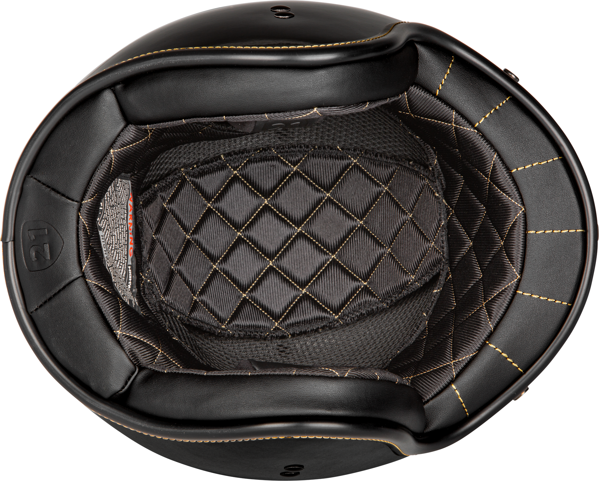 .38 Retro Helmet Gloss Black Xs