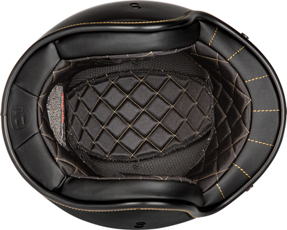 .38 Retro Helmet Gloss Black Xs