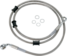 DRAG SPECIALTIES Brake Line - Front (Upper) - Stainless Steel 680214