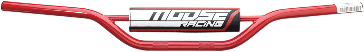 MOOSE OFFROAD Carbon Steel 7/8" Handlebar - FourTrax/Quad - Red H31-1040R