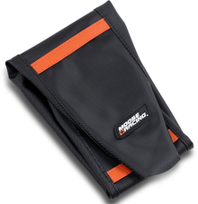 MOOSE OFFROAD Ribbed Seat Cover - Black Cover/Orange Ribs - KTM '18-'22 KTM45019-336