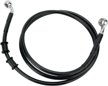 DRAG SPECIALTIES Brake Line - Front - Black - +2" - FXDB '08-'17 660324-2BLK