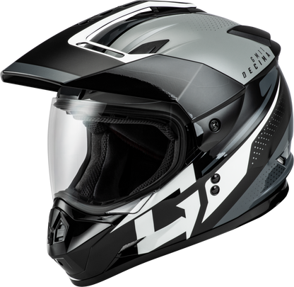 Gm 11 Decima Helmet Black/Grey/White Lg
