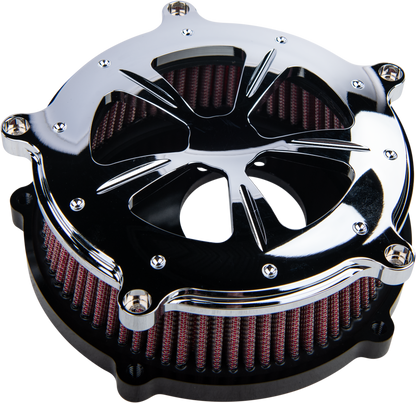 Commodore Air Cleaner Kit Chrome W/ Clear Window
