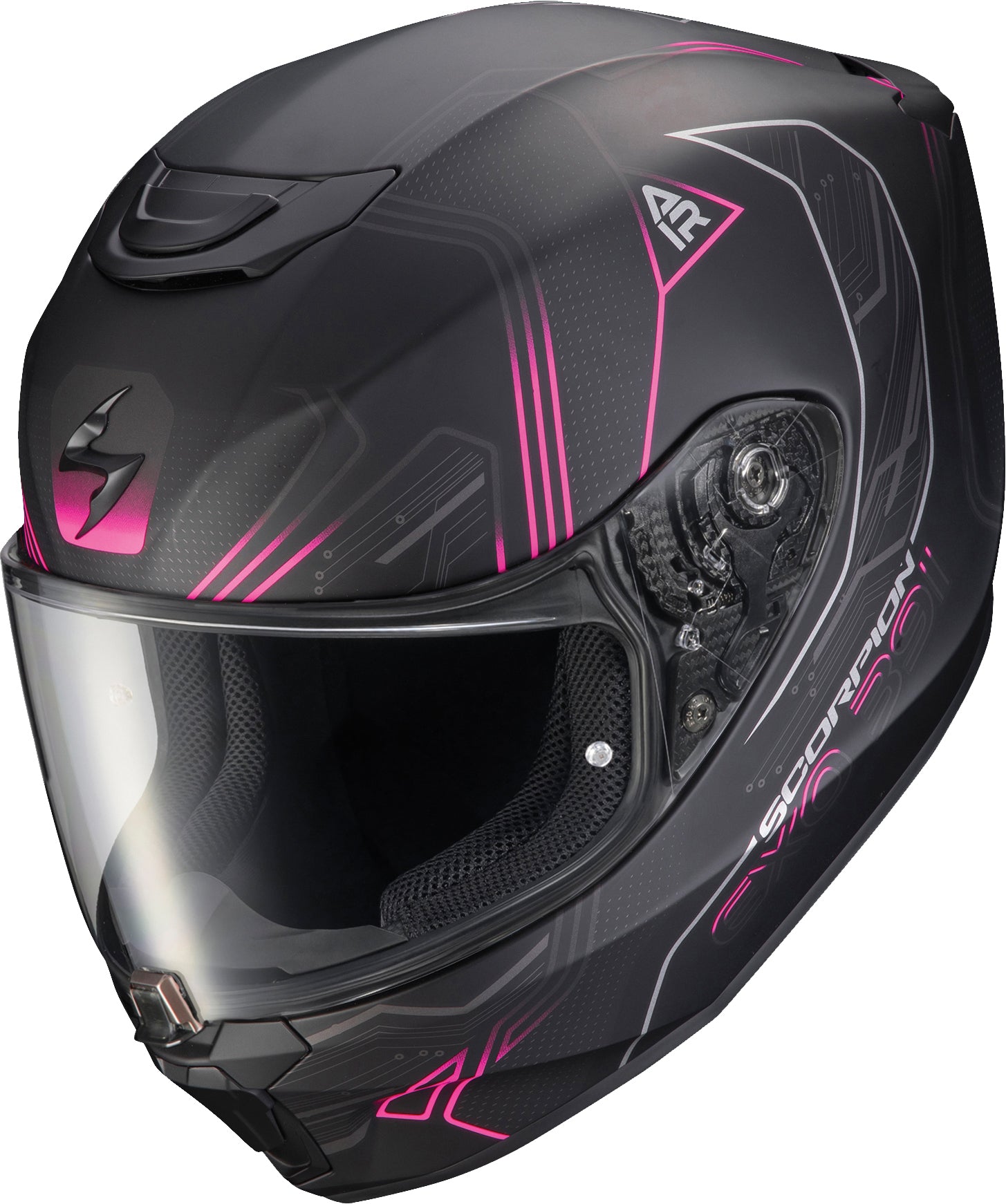 Exo R330 Full Face Helmet Bendr White/Pink Sm