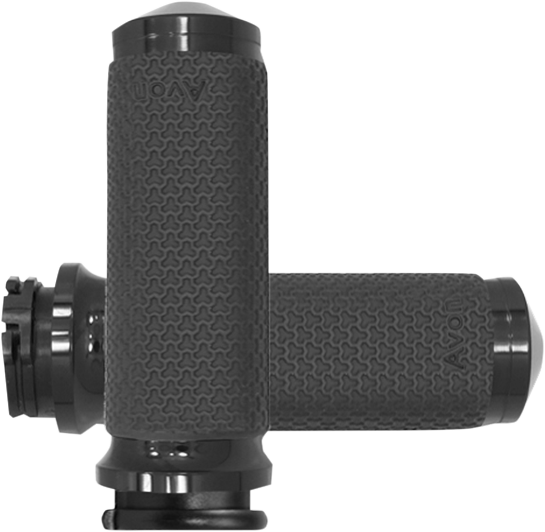 AVON GRIPS Vibration Dampening Memory Foam Grips - Large - Black MF-63B-ANO