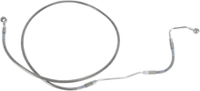 DRAG SPECIALTIES Brake Line - +4" - Stainless Steel - ABS 691182-4