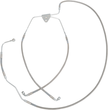 DRAG SPECIALTIES Brake Line - Front (Lower/Mid) - Stainless Steel 691183
