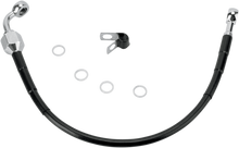 DRAG SPECIALTIES Brake Line - Rear - Black 640111-BLK