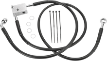 DRAG SPECIALTIES Brake Line - Front - Black - +2" - Softail '00-'03 640221-2BLK