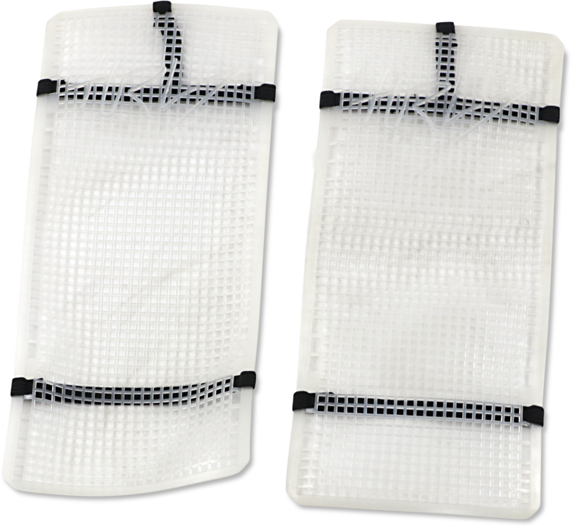 MOOSE OFFROAD Mud Radiator Cover - White - Husqvarna HPRMUDHUS4504TM