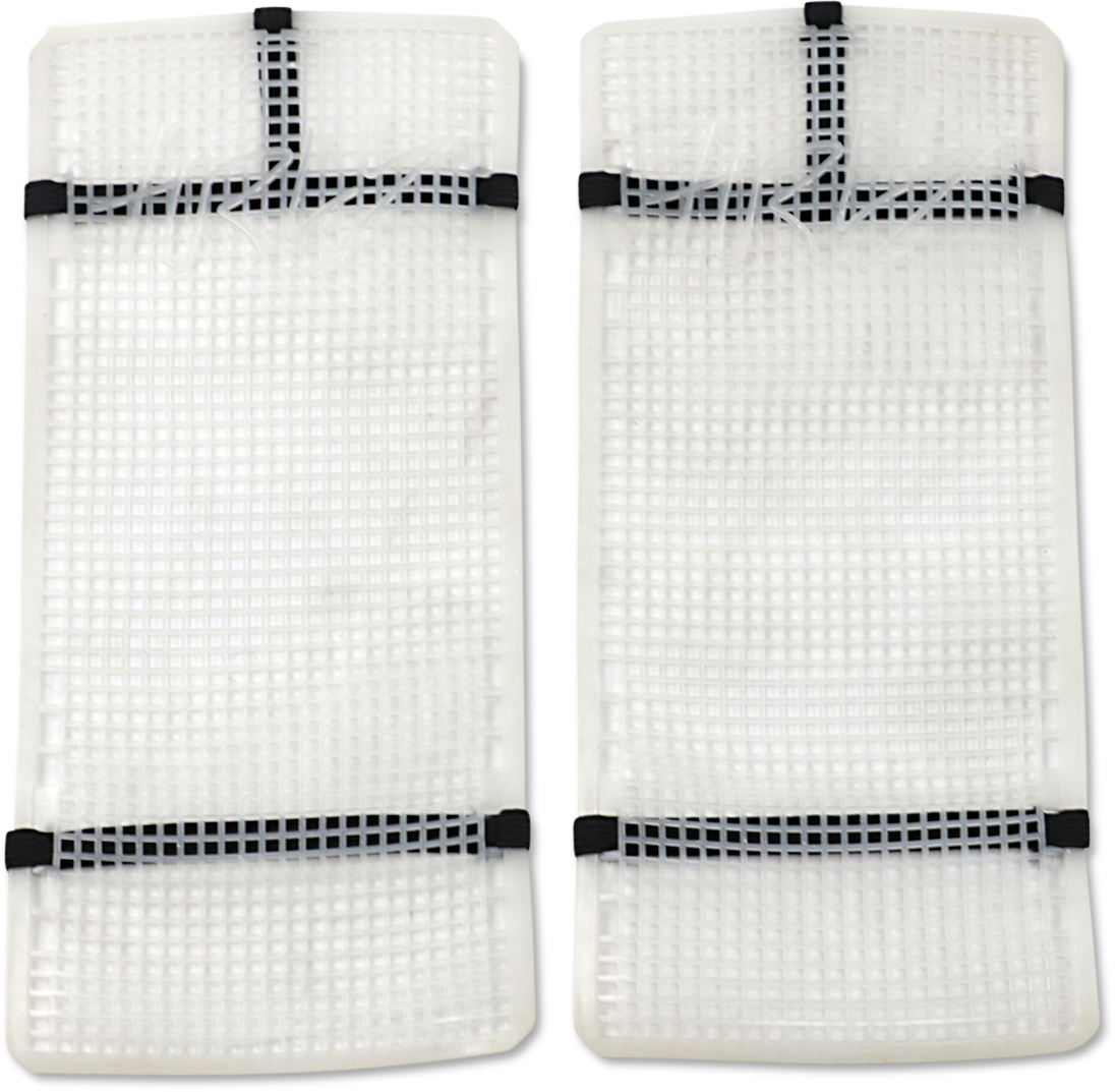 MOOSE OFFROAD Mud Radiator Cover - White - KTM HPRMUDKT2502TM