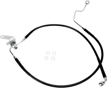 DRAG SPECIALTIES Brake Line - Front - Black - +2" - Softail '04-'06 640223-2BLK