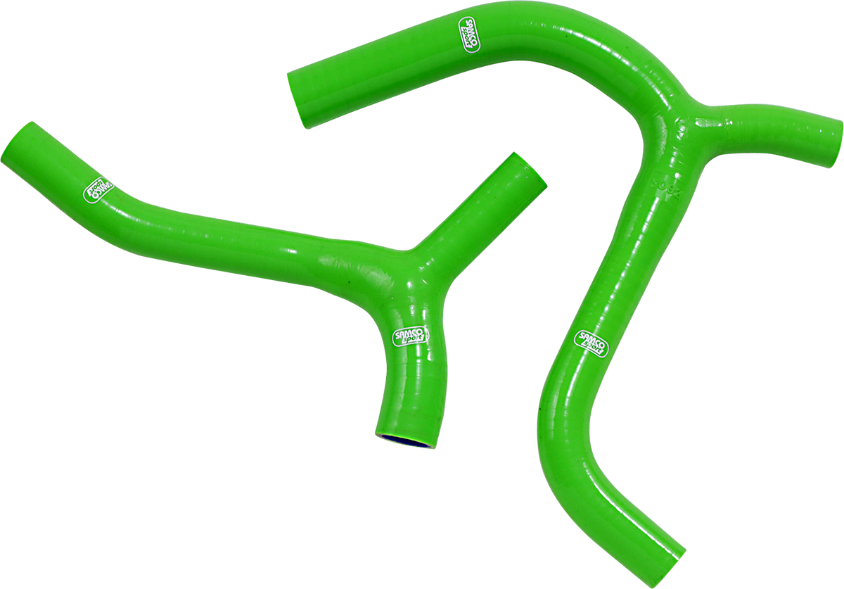 MOOSE OFFROAD Race Fit Radiator Hose Kit - Green - Kawasaki KAW-92-GN
