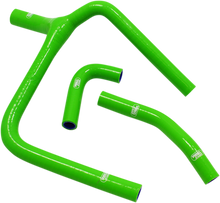 MOOSE OFFROAD Race Fit Radiator Hose Kit - Green - Kawasaki KAW96-GN