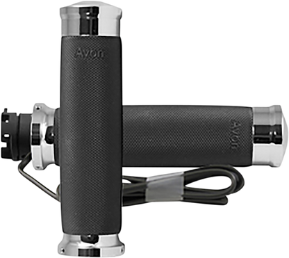 AVON GRIPS Heated Grips - Custom Contour - Indian - Chrome IN-S-CC-85-C-H