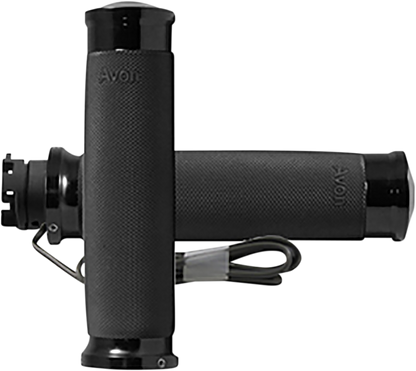AVON GRIPS Heated Grips - Custom Contour - Indian - Black IN-S-CC-86-A-H