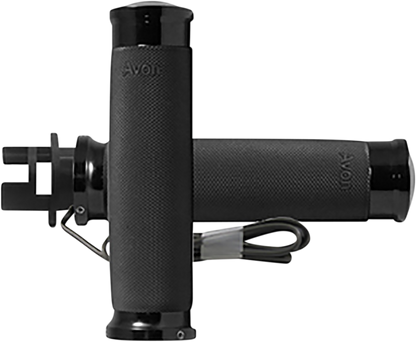 AVON GRIPS Heated Grips - Custom Contour - Indian - Black MT-IN-CC-86-A-H