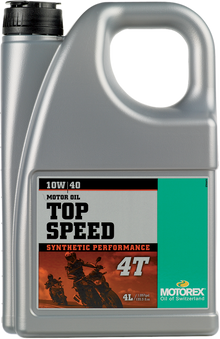 MOTOREX Top Speed Synthetic 4T Engine Oil - 10W-40 - 4L 304973