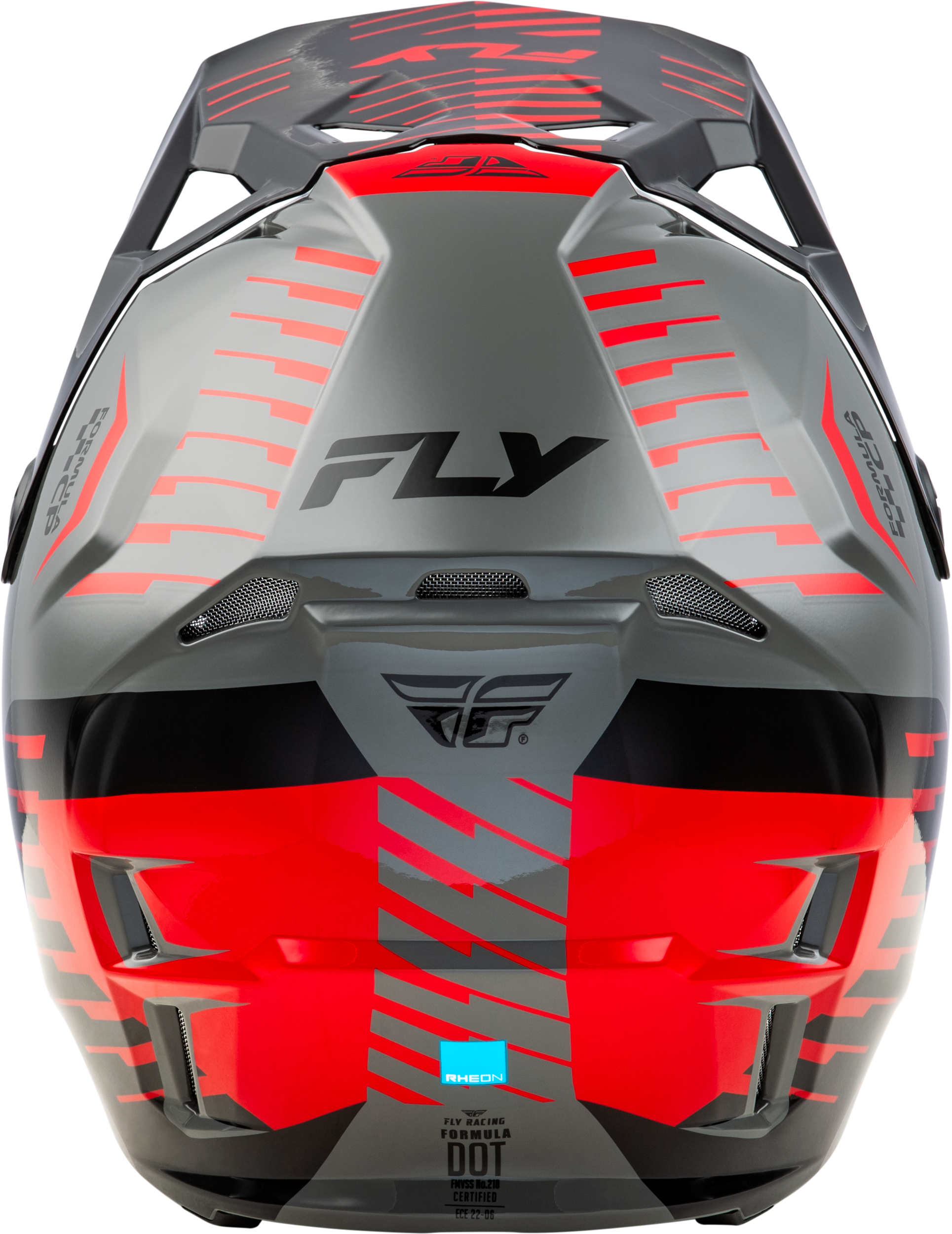 Youth Formula Cp Slice Helmet Grey/Red/Black Yl
