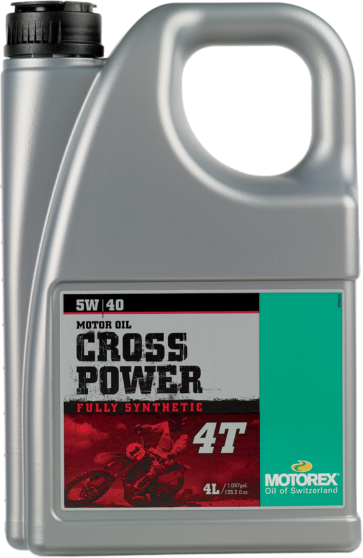 MOTOREX Cross Power Synthetic 4T Engine Oil - 5W-40 - 4L 305678