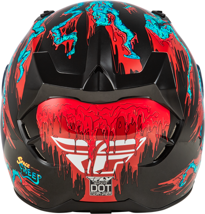 Revolt Space Creep Helmet Light Blue/Black/Red Lg
