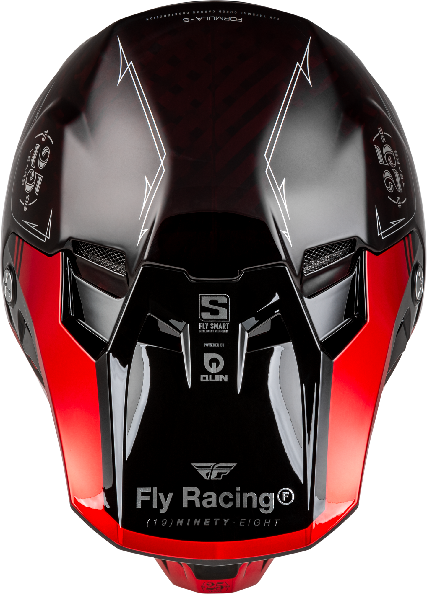 Formula S Carbon Legacy Helmet Red Carbon/Black 2x