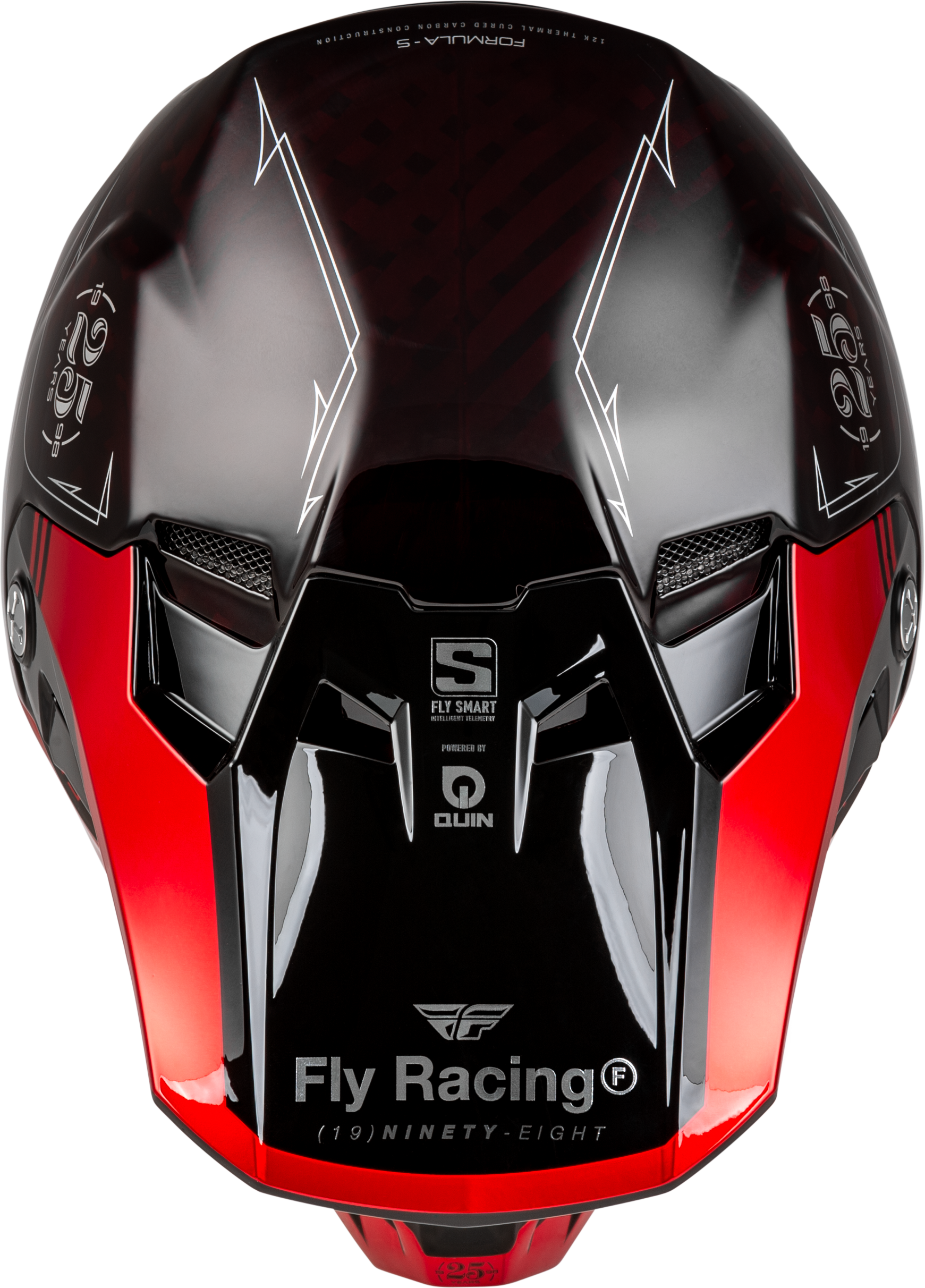 Formula S Carbon Legacy Helmet Red Carbon/Black Sm