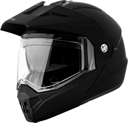 Md 74 Solid Helmets Matte Black 3x