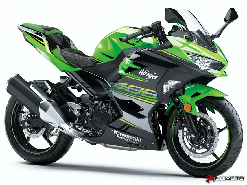 LUIMOTO RACE Passenger Seat Cover for the Kawasaki Ninja 400 / Z400 / Ninja 250 / Z250 (2018+)