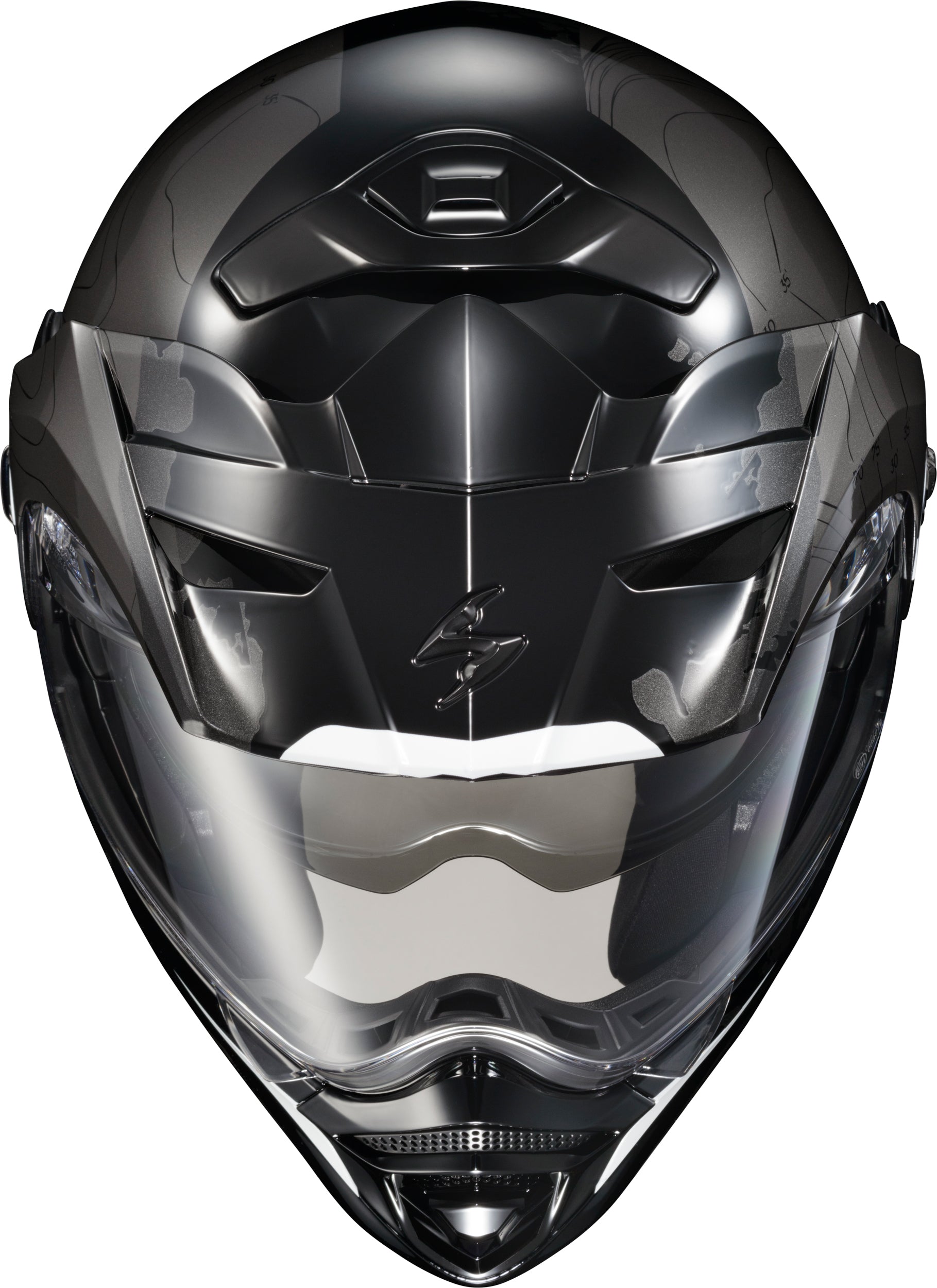 Exo At960 Modular Helmet Topographic Black/White Lg