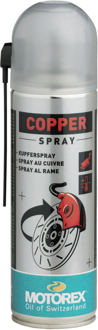 MOTOREX Copper Anti-Seize Spray - 10.1 U.S. fl oz. - Aerosol 308778