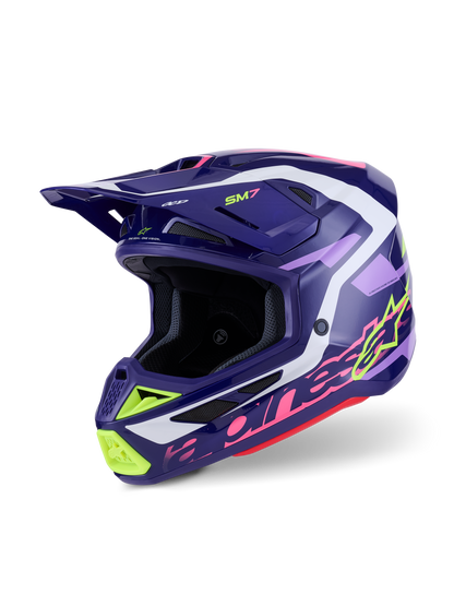 Sm7 Deed Helmet Purp/Pnk Glossy Xl