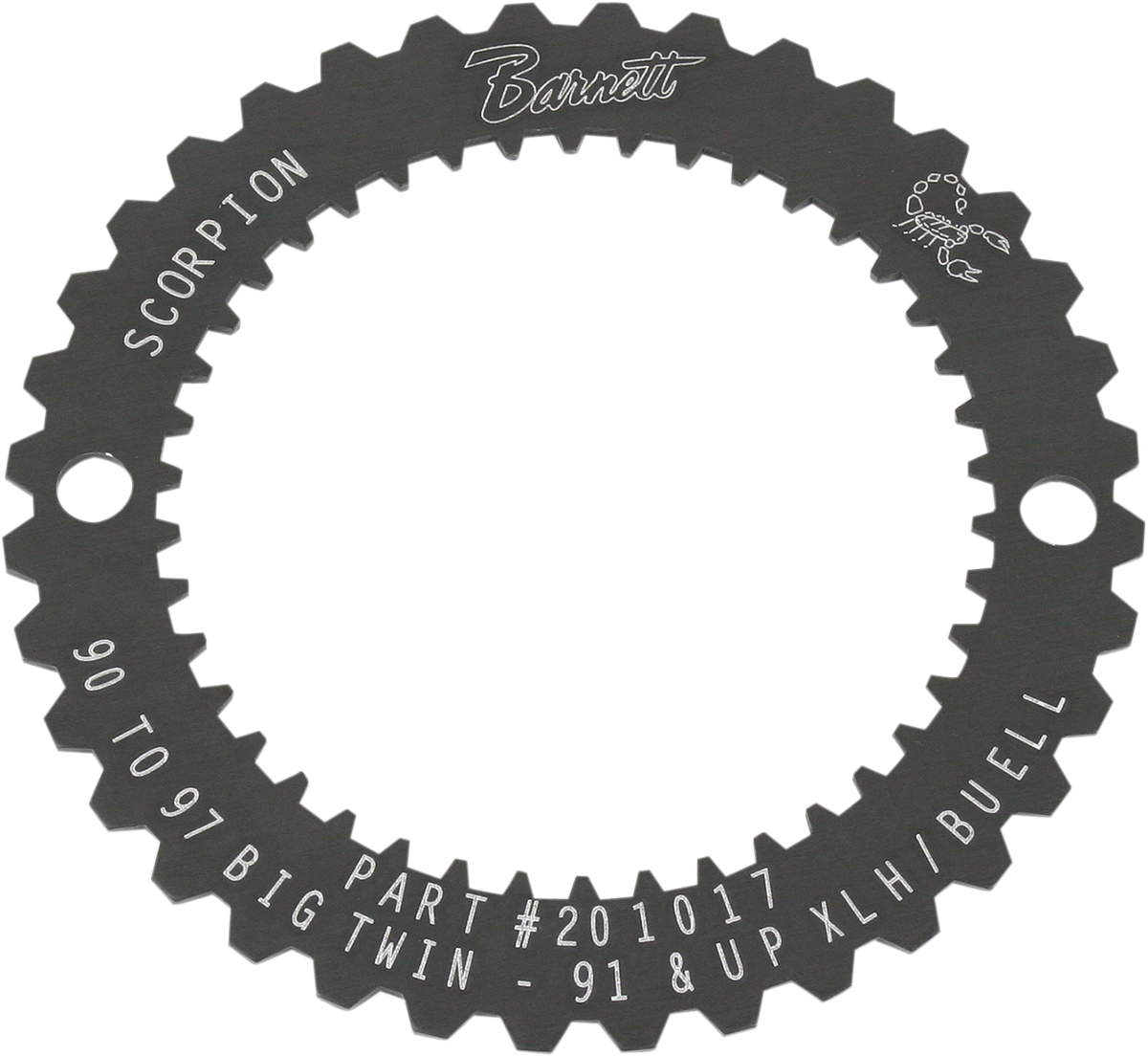BARNETT Lock Plate - Clutch Basket - Scorpion - '90-'97 Big Twin/'91+ XLH/Buell 638-30-80090