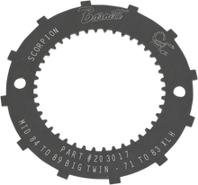 BARNETT Lock Plate - Clutch Basket - Scorpion - '71-'83 XL/'86-'89 FXR/Softail/Touring 638-30-80086