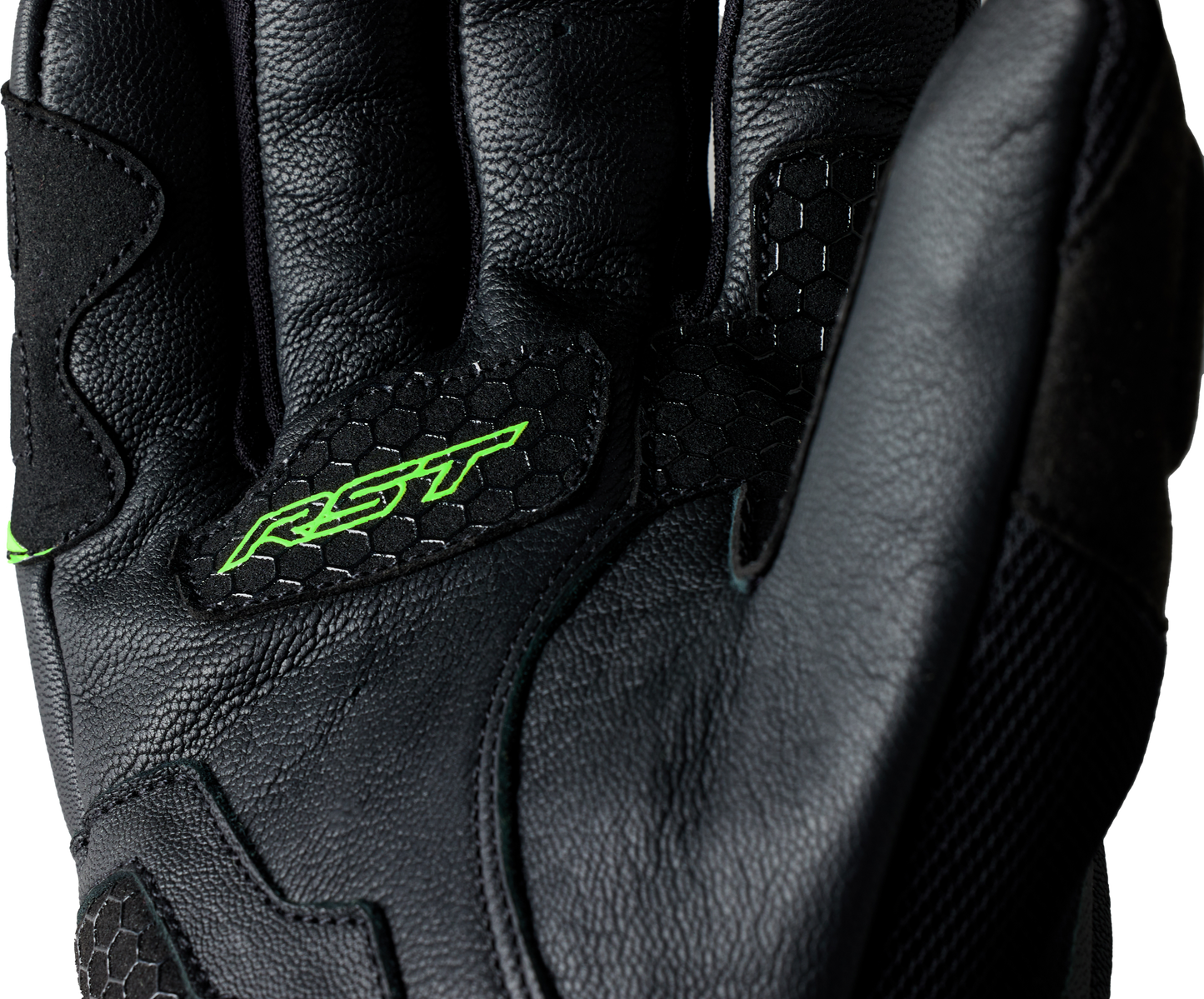 S1 Mesh Ce Glove Black/Neon Green  Lg