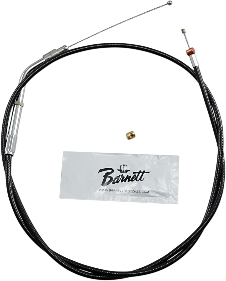 BARNETT Black Vinyl Throttle Cable - +6" Size - 38" Length 101-30-30006-06