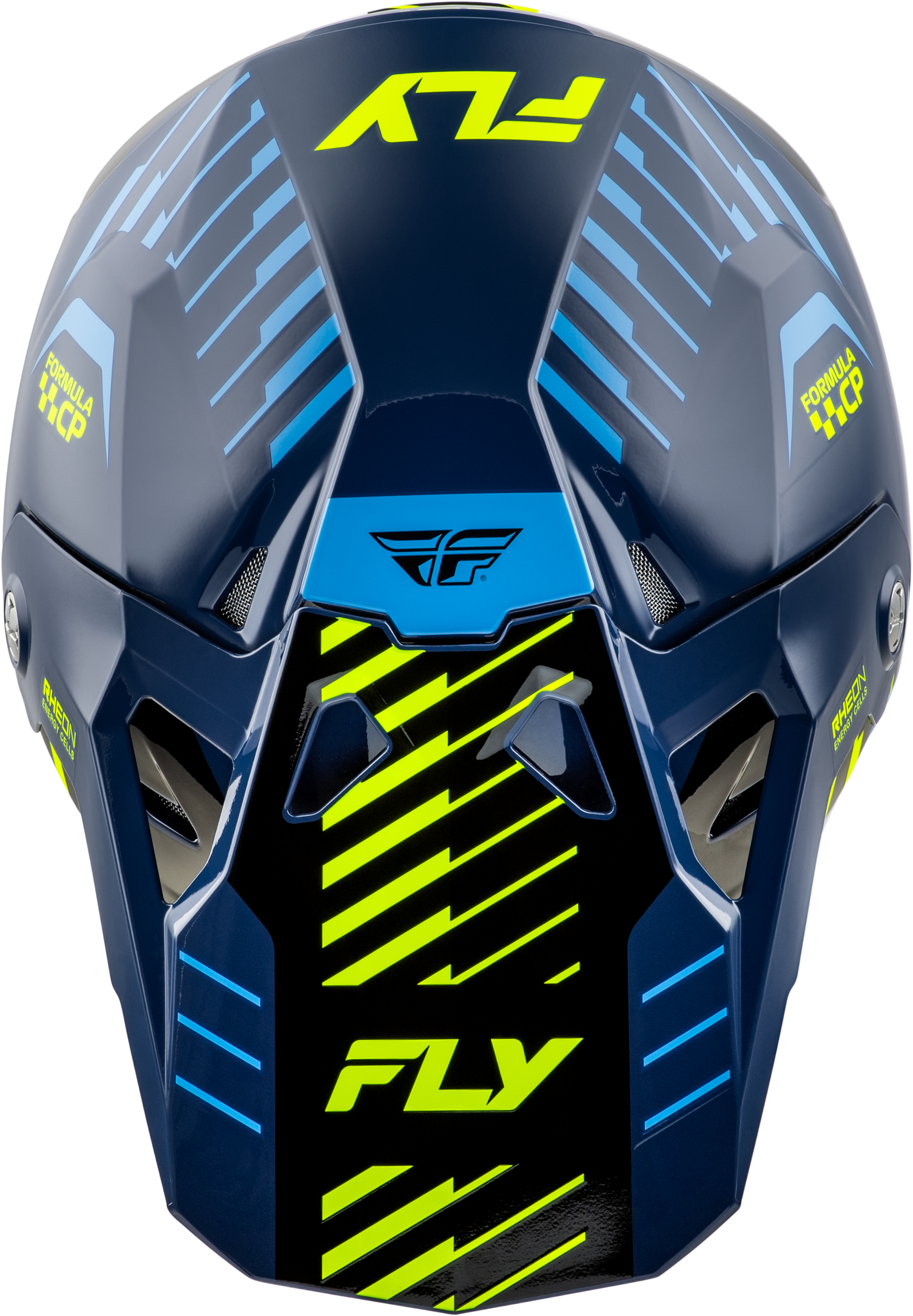 Youth Formula Cp Slice Helmet Navy/Hi Vis/White Yl