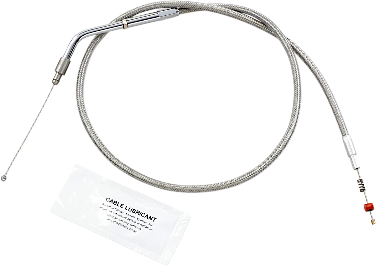 BARNETT Stainless Steel Idle Cable - '96-'06 Sportster 102-30-40021
