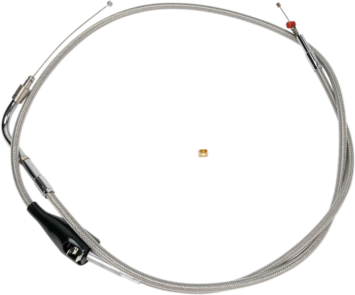 BARNETT Stainless Steel Idle Cable - Cruise - +6" - '02-'06 FLH 102-30-41002-06